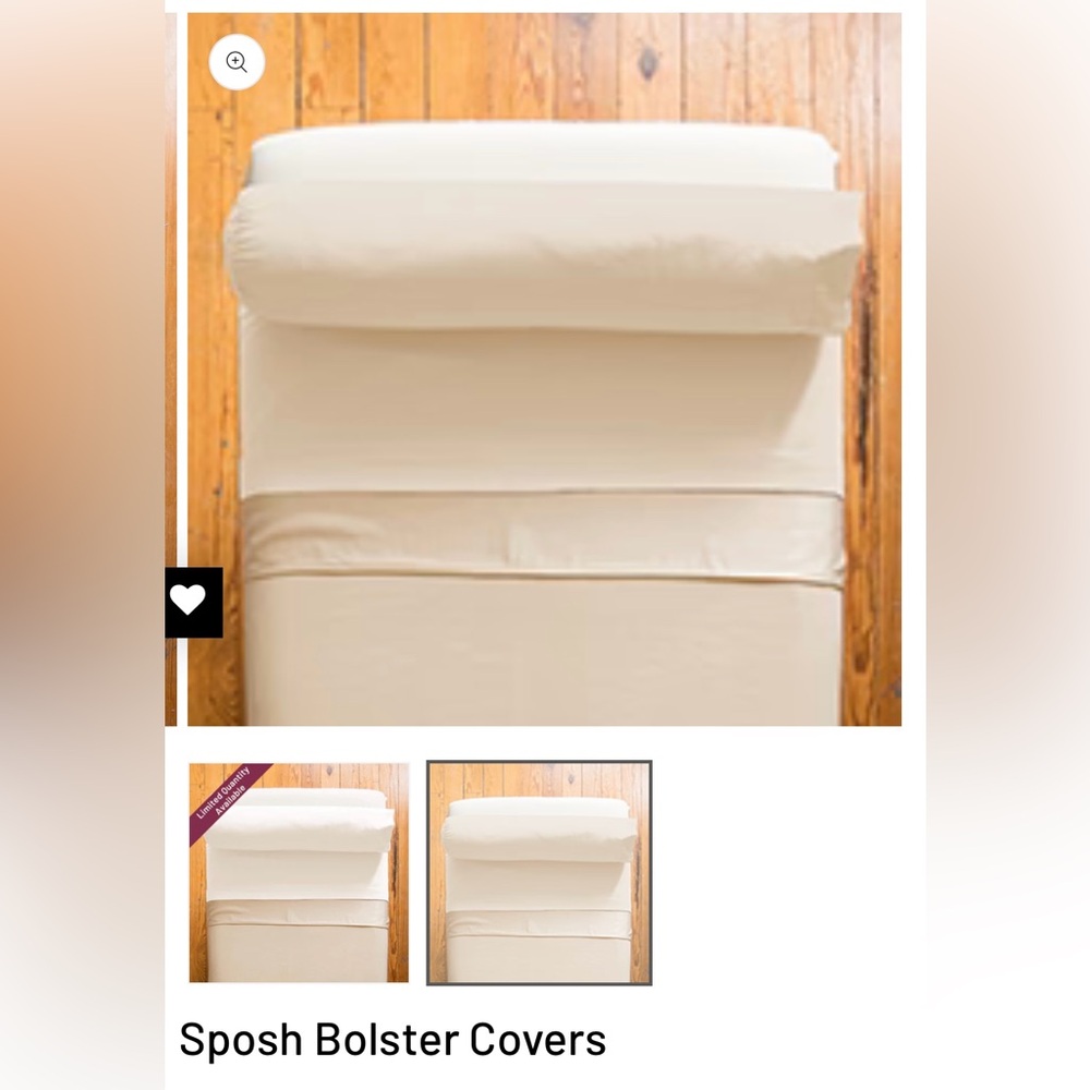 Sposh bolster cover